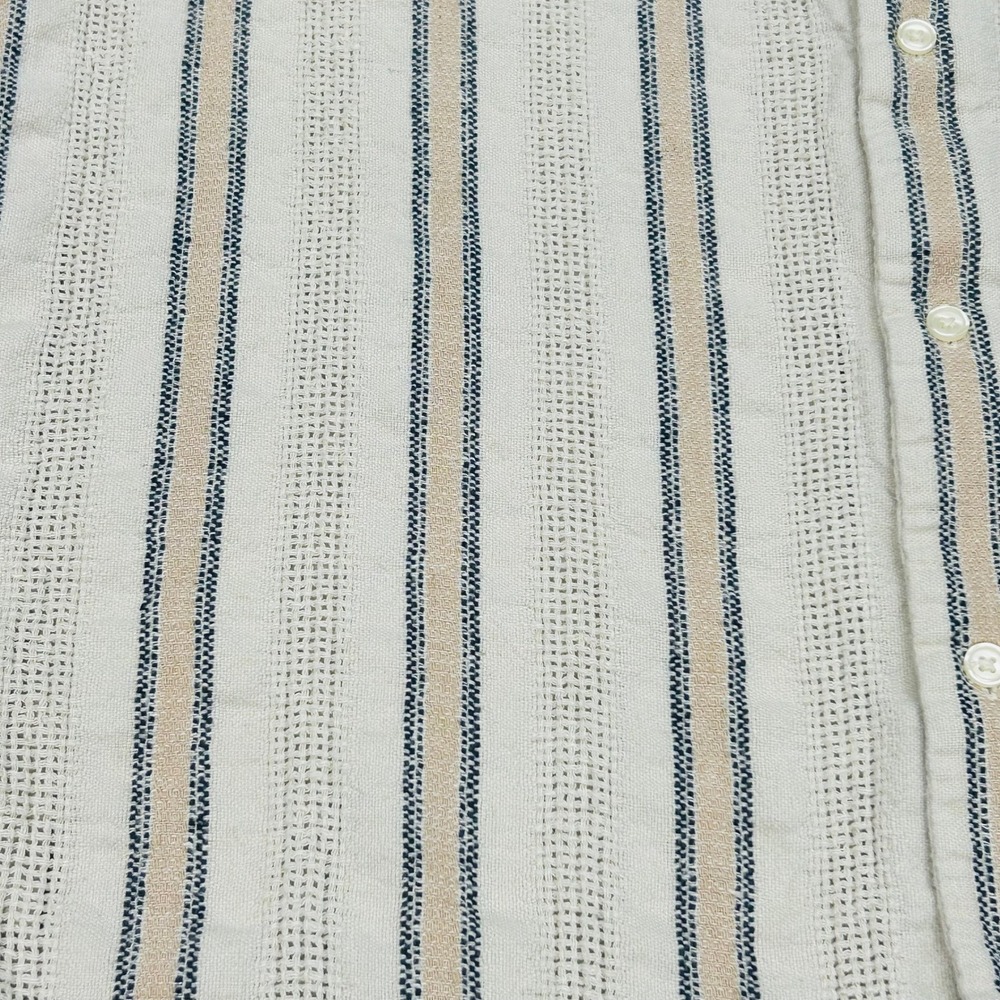 Abercrombie & Fitch Camp Shirt Mens XL Summer Linen Blend Beach Resort Casual - Picture 3 of 16